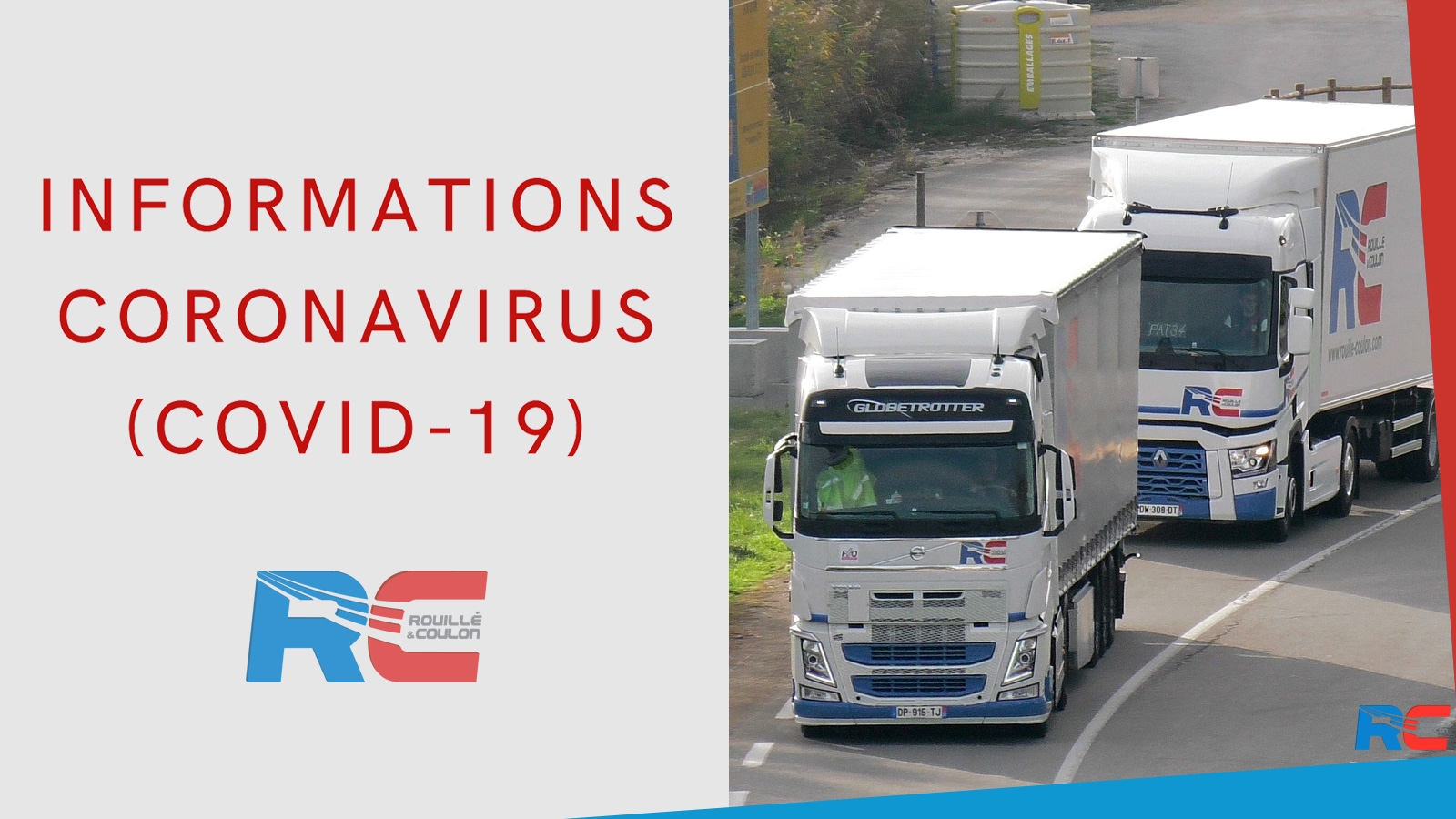 Info Covid-19 : maintien du transport routier et de la logistique